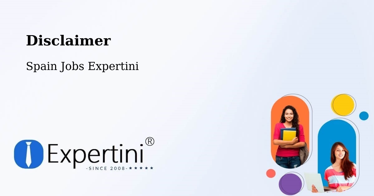 Disclaimer – Eulate - Spain Jobs Expertini